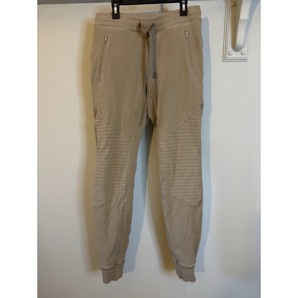 ALO YOGA Beige Light Brown Moto Leggings M Athleisure